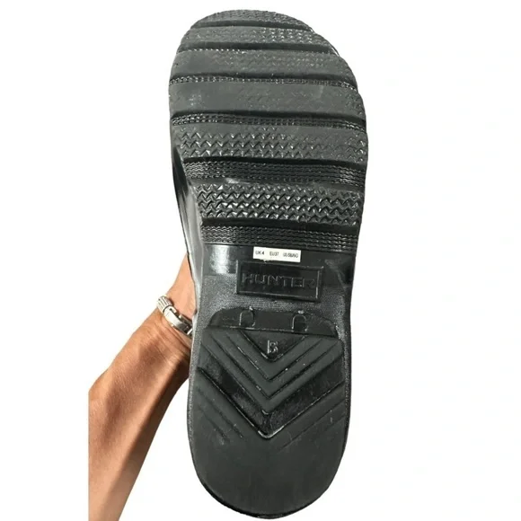 Hunter Original Gloss Black Rain Boot Women’s Size 5 - Picture 6 of 16